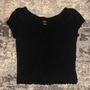 UO Ruffle Basic T
